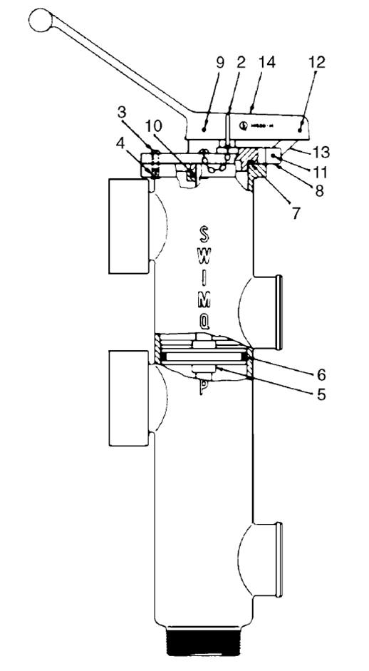 StaRite SwimQuip Plastic Slide Valve Parts