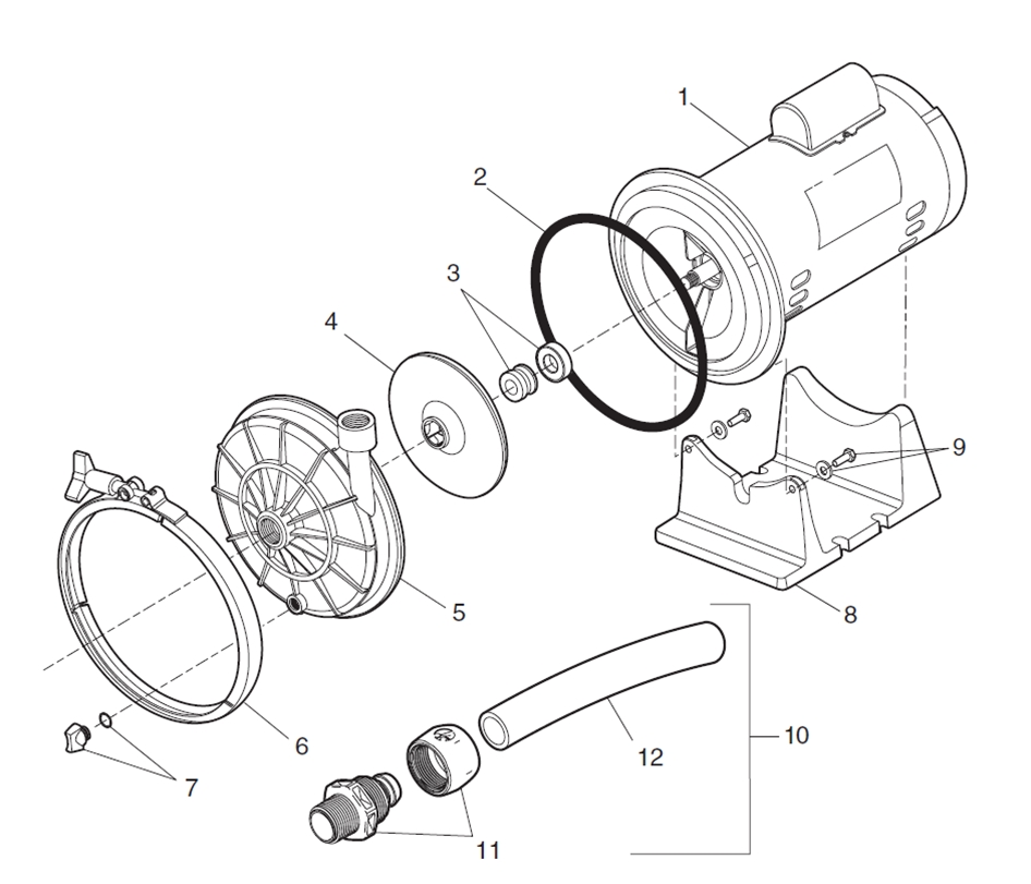 Polaris® PB460Q Halcyon® Booster Pump Parts