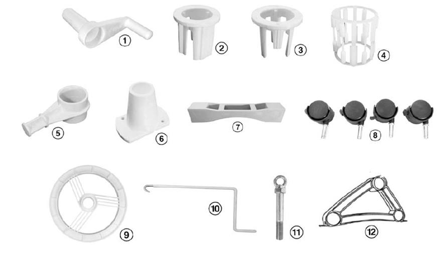 Feherguard Above Ground and In-Ground Solar Pool Reel Parts
