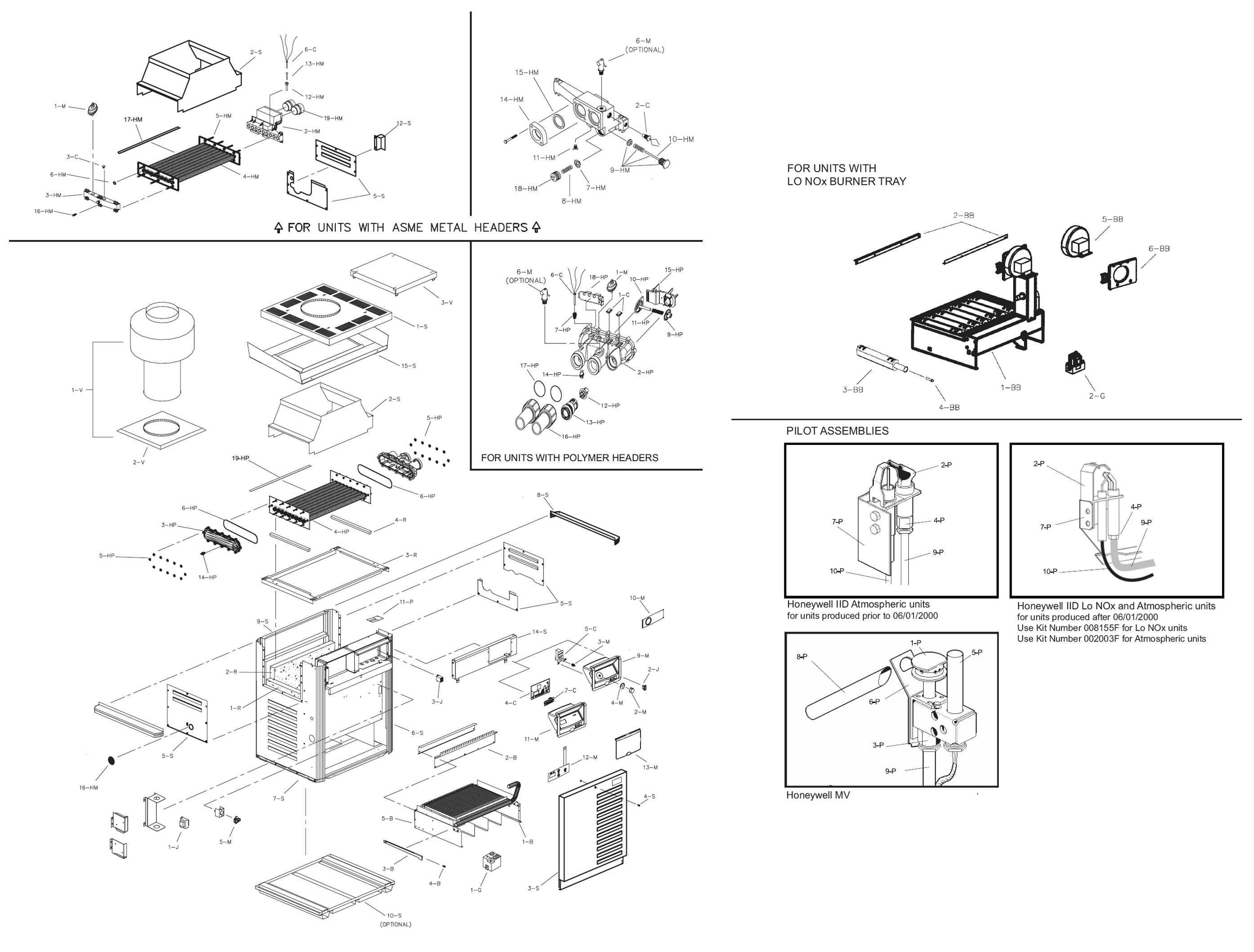 Raypak Model R335B Digital Heater Parts