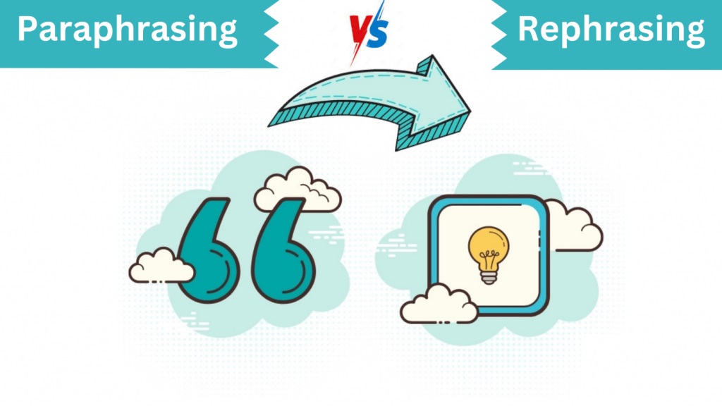 Difference between Paraphrasing and Rephrasing Get SEO Info