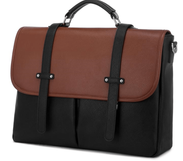 Mens Faux Leather Messenger Bag