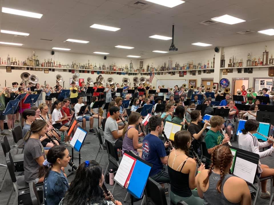 High School Bands are 'excited' for marching season as band camps kick