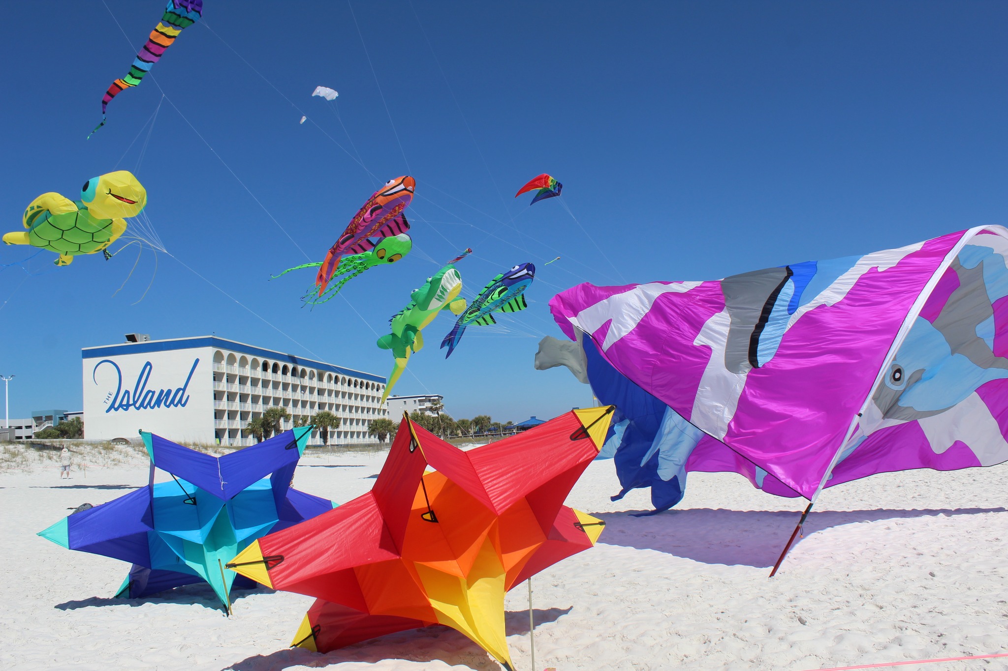 Spring Kite Festival happening at The Boardwalk on Okaloosa Island