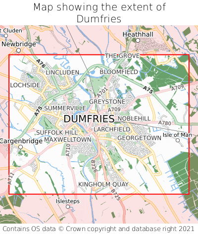 Map Of Dumfries Town Where Is Dumfries? Dumfries On A Map