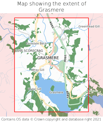 Grasmere Map Lake District Where Is Grasmere? Grasmere On A Map