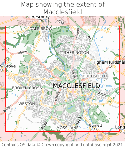 Map Of Macclesfield And Surrounding Area Where Is Macclesfield? Macclesfield On A Map