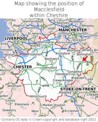 Map Of Macclesfield And Surrounding Area Where Is Macclesfield? Macclesfield On A Map