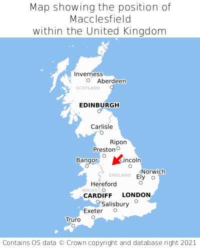 Map Of Macclesfield And Surrounding Area Where Is Macclesfield? Macclesfield On A Map