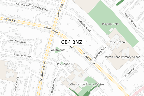 CB4 3NZ maps, stats, and open data