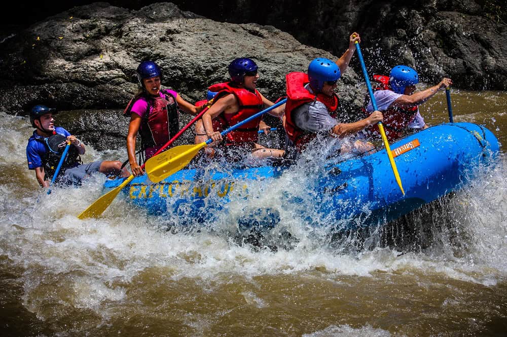 Whitewater Rafting the Pacuare River Costa Rica Getting Stamped