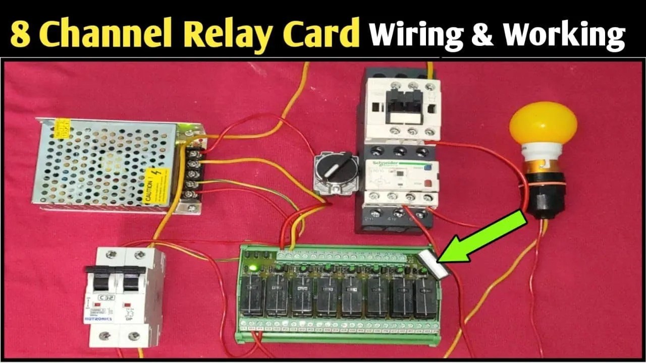 Relay Module Circuit and Components