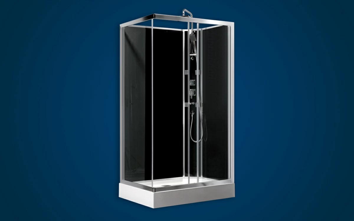 Rectangular Glass Shower Cubicle Shower Units GEZA