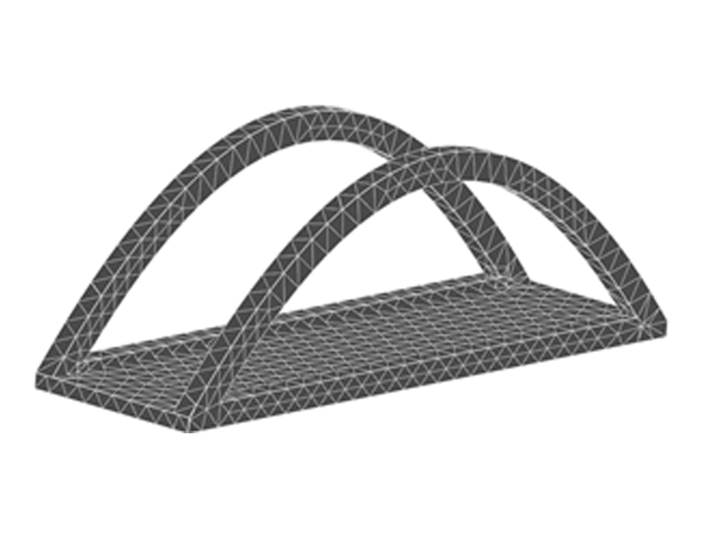 Finite Element Simulation of a Bridge gfai tech