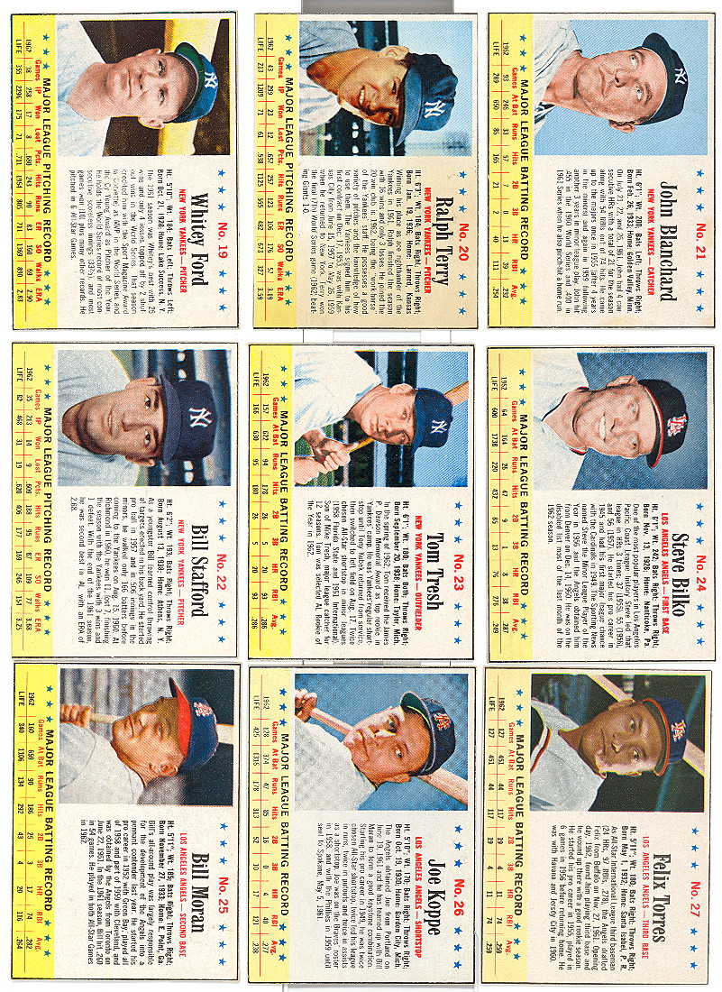 1963 POST COMPLETE SET