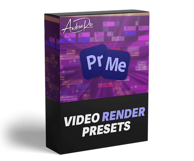 Andras Ra Premiere Pro Export Render Settings Presets GFXPACK