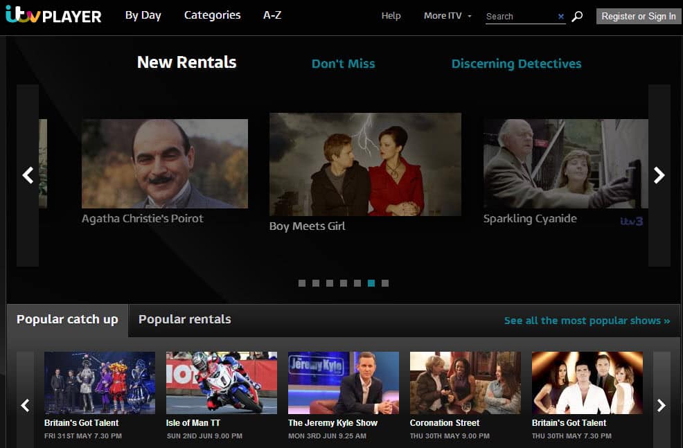 Big List of Online TV services gHacks Tech News