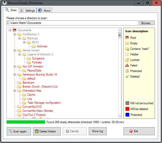 Clean Windows from all empty folders gHacks Tech News