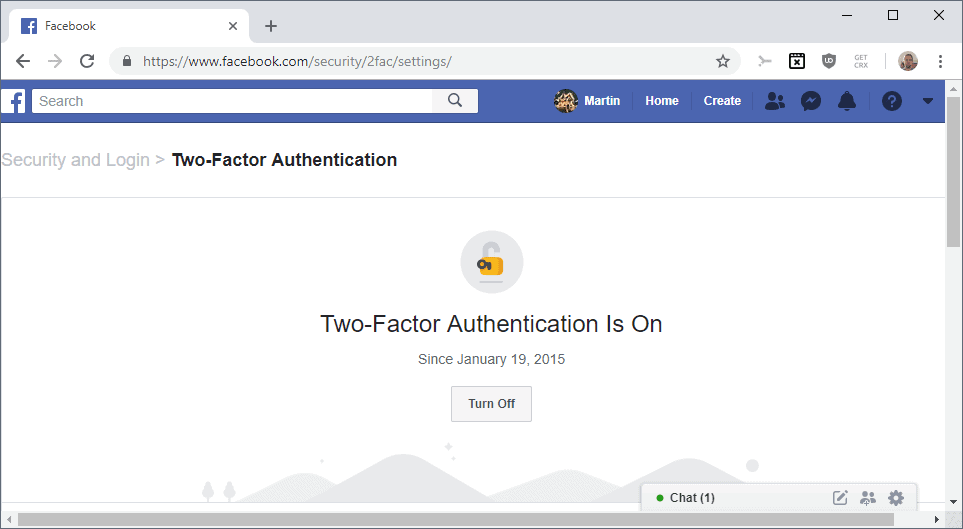 Facebook Login Approvals, Optional TwoFactor Authentication gHacks