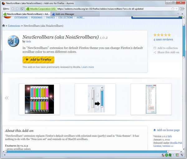 Change The Color Of The Firefox Scrollbar gHacks Tech News