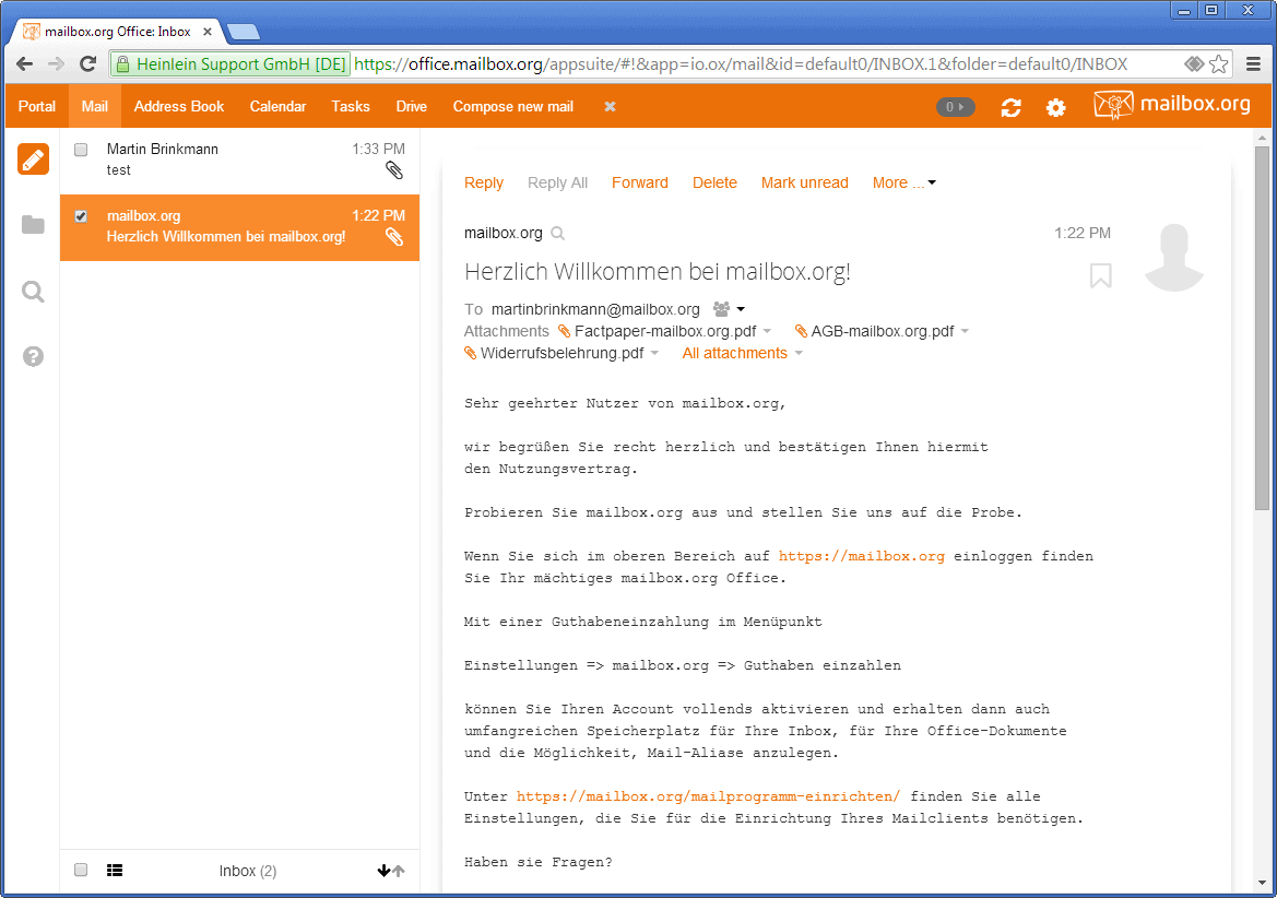 Reliable Email Provider, Inbox Email & Resource Center inbox.com