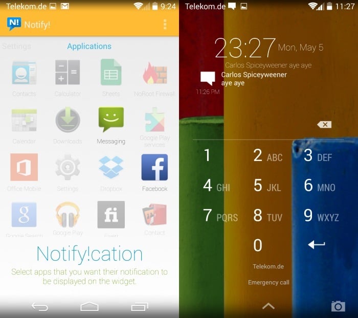 Notify! displays Android notifications on the lockscreen gHacks Tech News