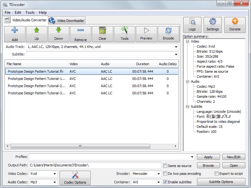 TEncoder Video Converter review gHacks Tech News