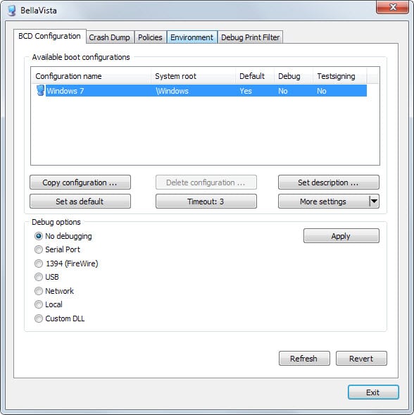 Developer friendly Windows configuration tool BellaVista gHacks Tech News
