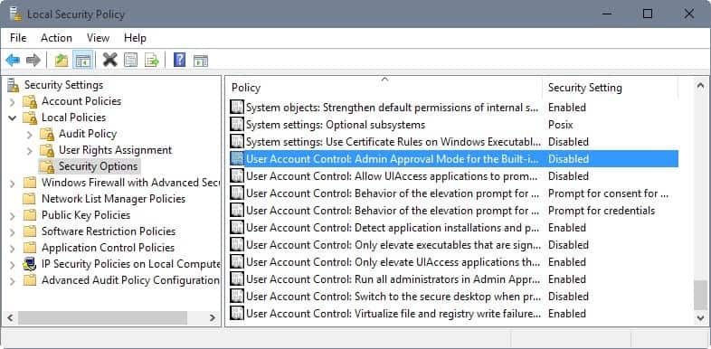 Make UAC prompts less intrusive on Windows 10 gHacks Tech News