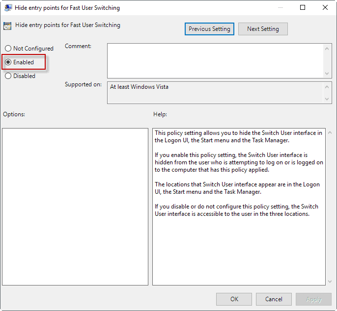 How to disable Fast User Switching on Windows gHacks Tech News
