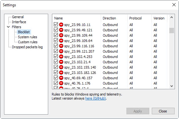 Simplewall simple firewall for Windows gHacks Tech News