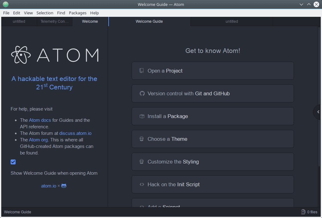 A look at Atom text editor for GNU/Linux gHacks Tech News