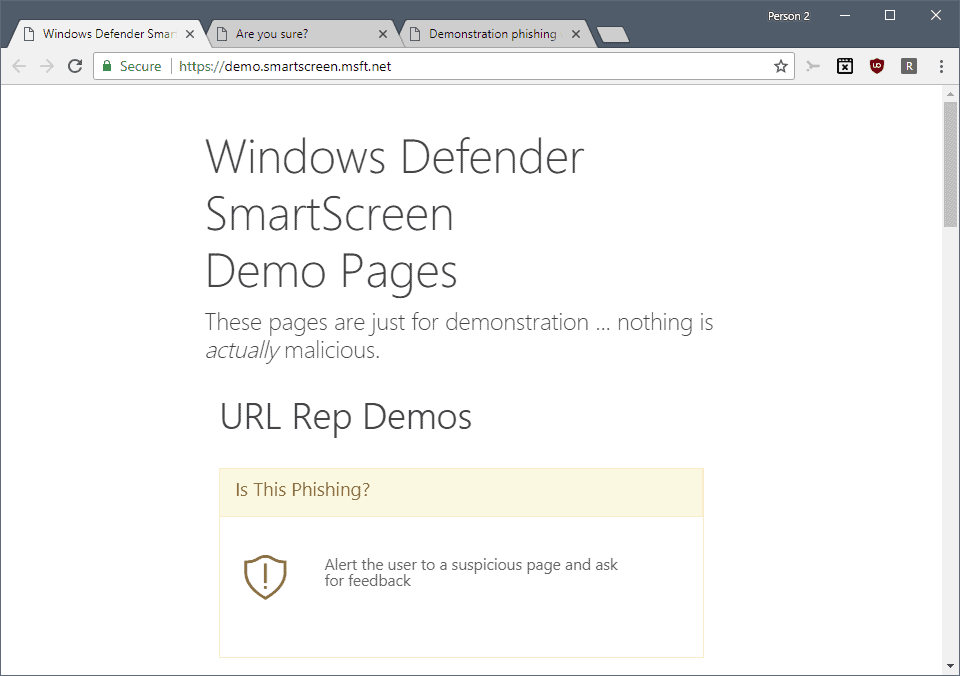 Test Windows Defender Antivirus (or other security software) gHacks Tech News
