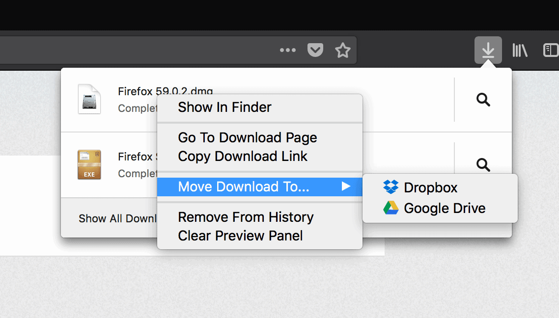 Mozilla ran a cloud storage download experiment in Firefox