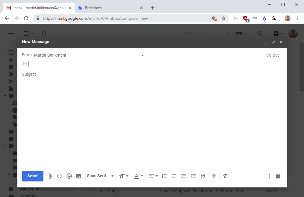 Simplify Gmail for Google Chrome gHacks Tech News