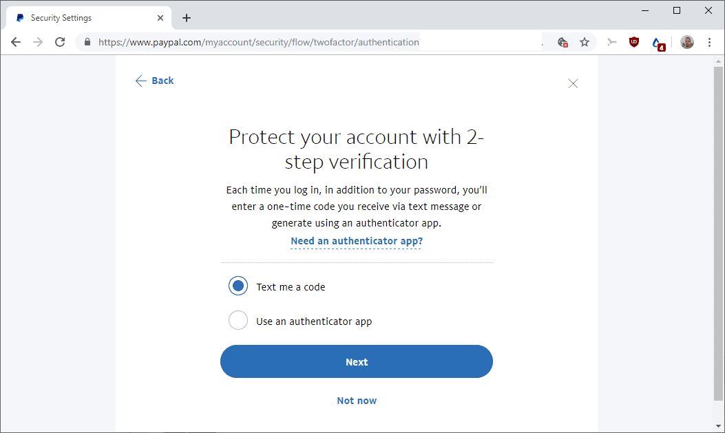 Paypal Verification Code Text I Didn T Request