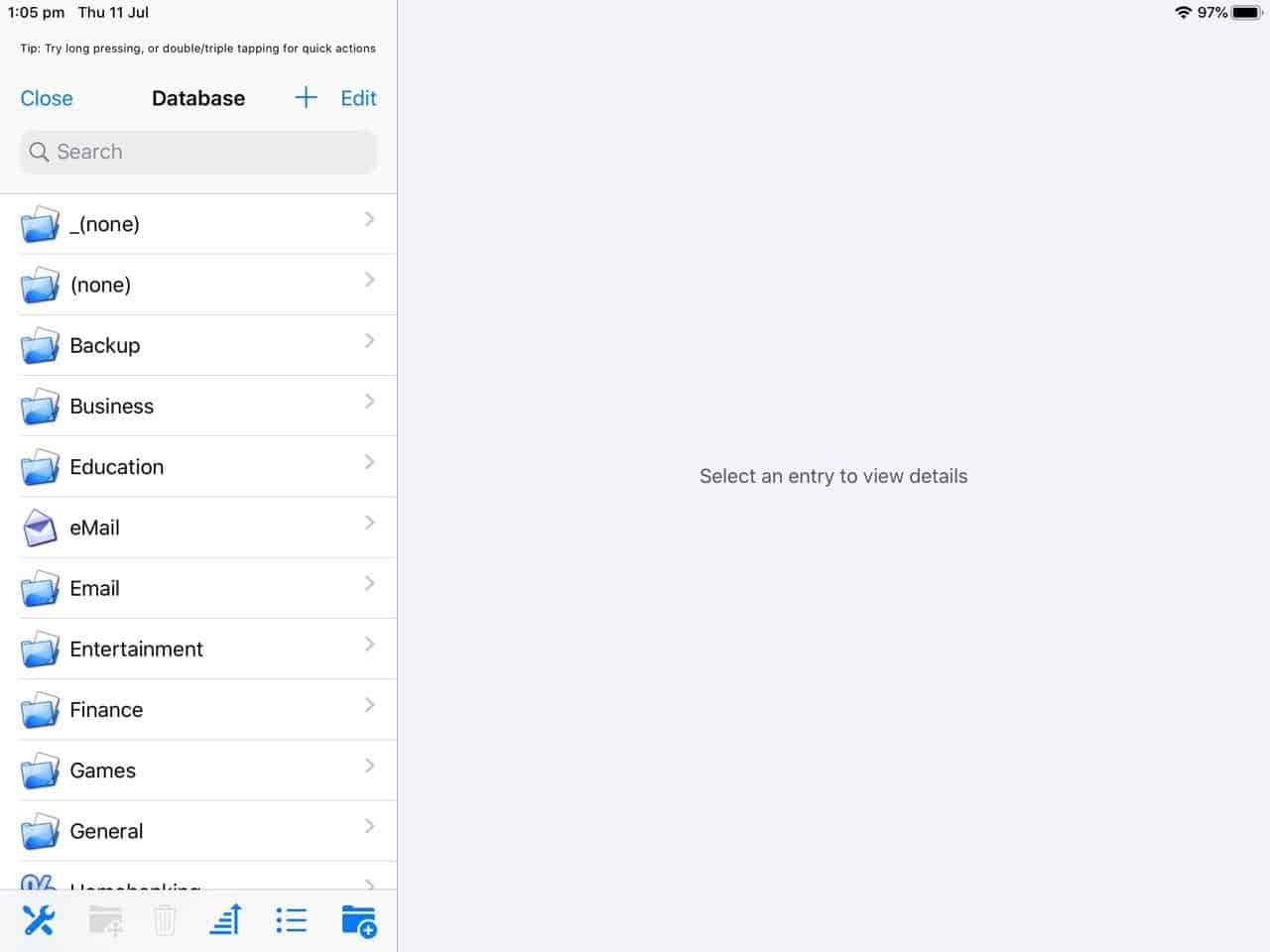 Strongbox Password Safe is a free, opensource KeePass client for iOS