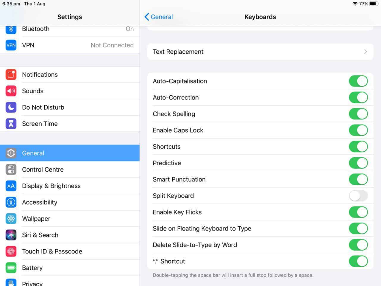 How to enable the swipe keyboard in iPadOS gHacks Tech News
