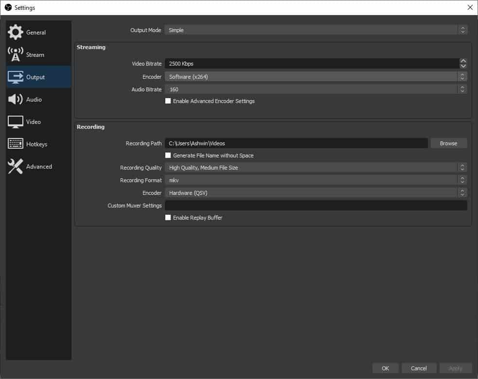 OBS Studio is an open source video recorder and streaming app for