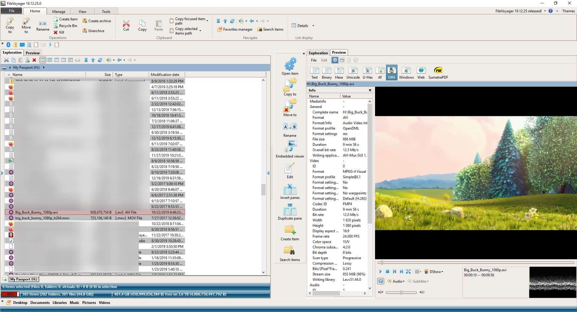 FileVoyager is a freeware dual pane file manager and file