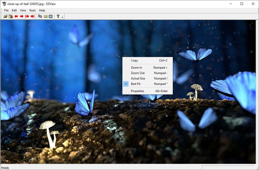 EZView is a portable image viewer that weighs about 150KB gHacks Tech