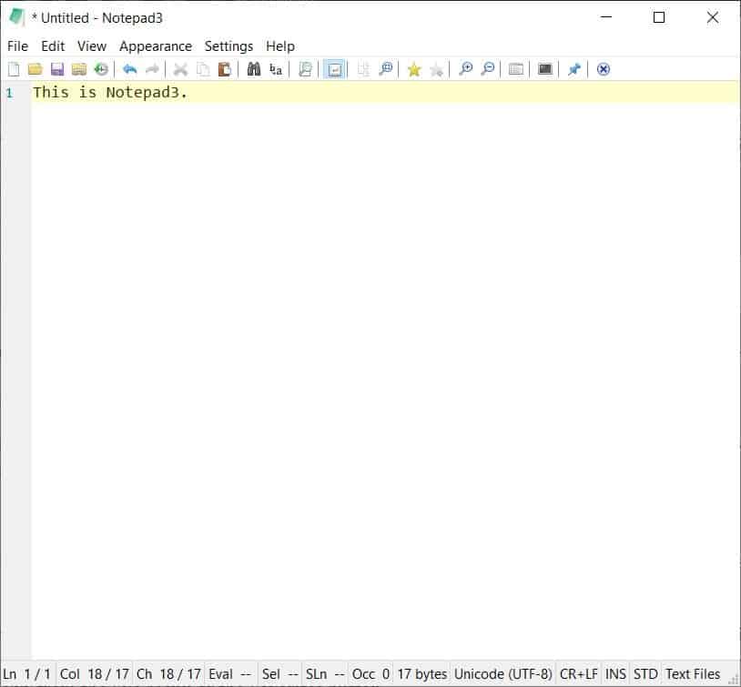 Notepad3 is an advanced text editor that supports many programming
