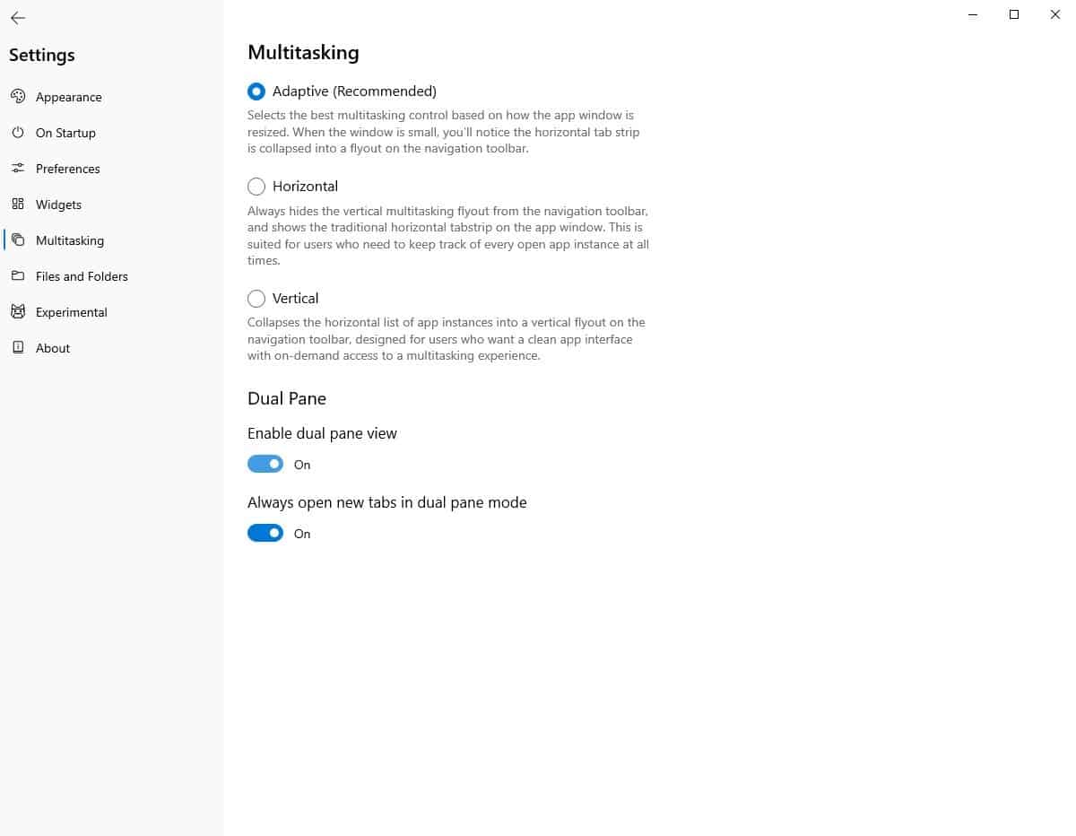 Files is an open source Windows 10 file manager app that supports tabs