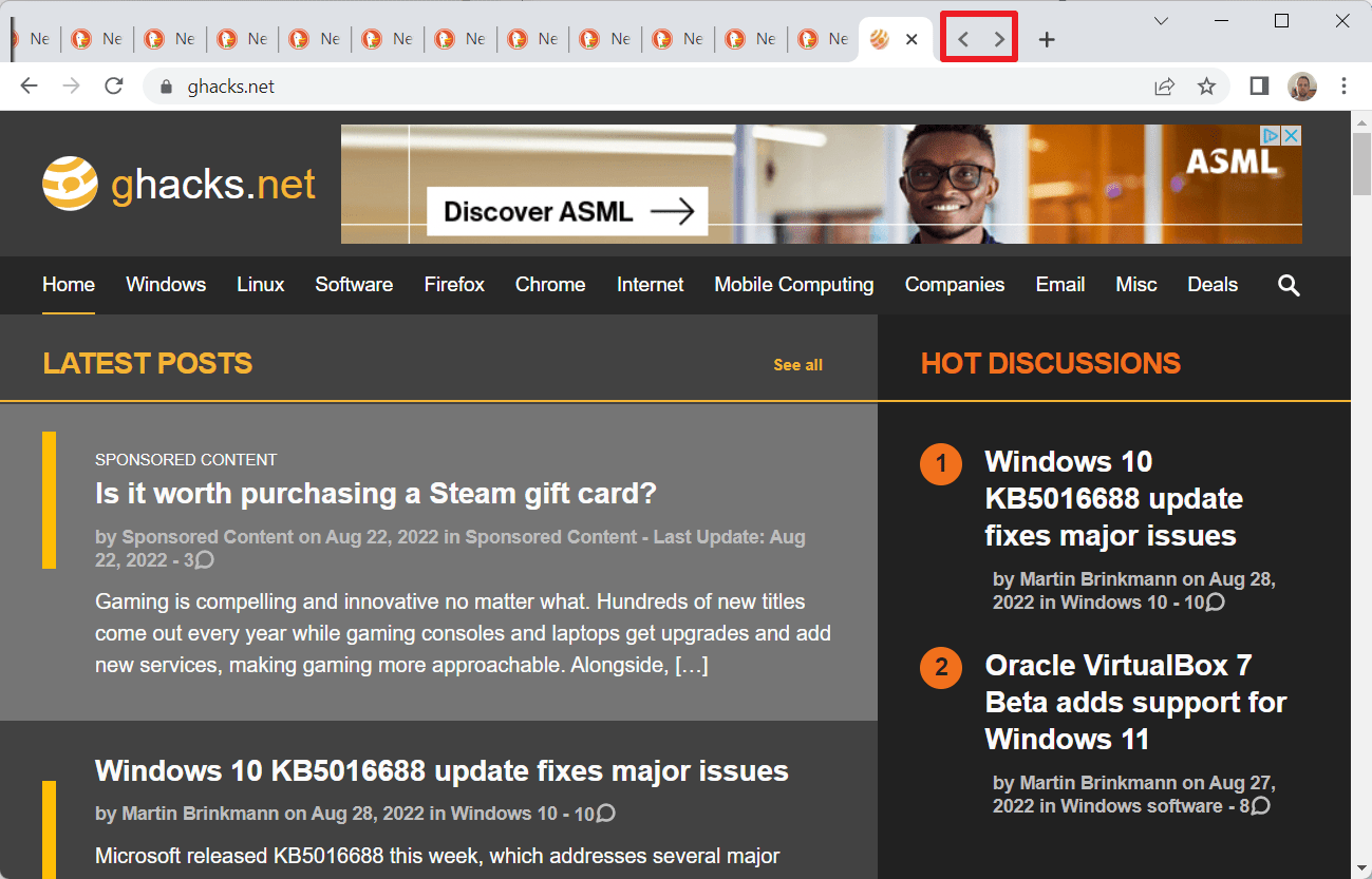 How to set a minimum tab width in Google Chrome gHacks Tech News