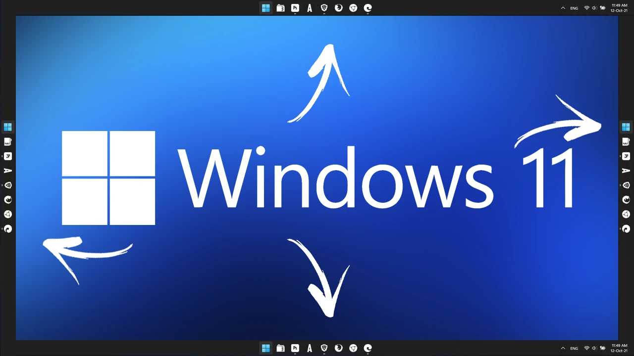 Move Taskbar left of Windows 11 gHacks Tech News