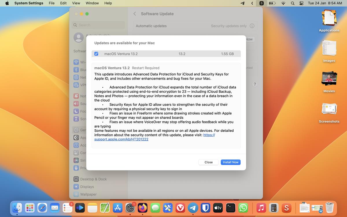 macOS 13.2 Ventura update brings Advanced Data Protection for iCloud
