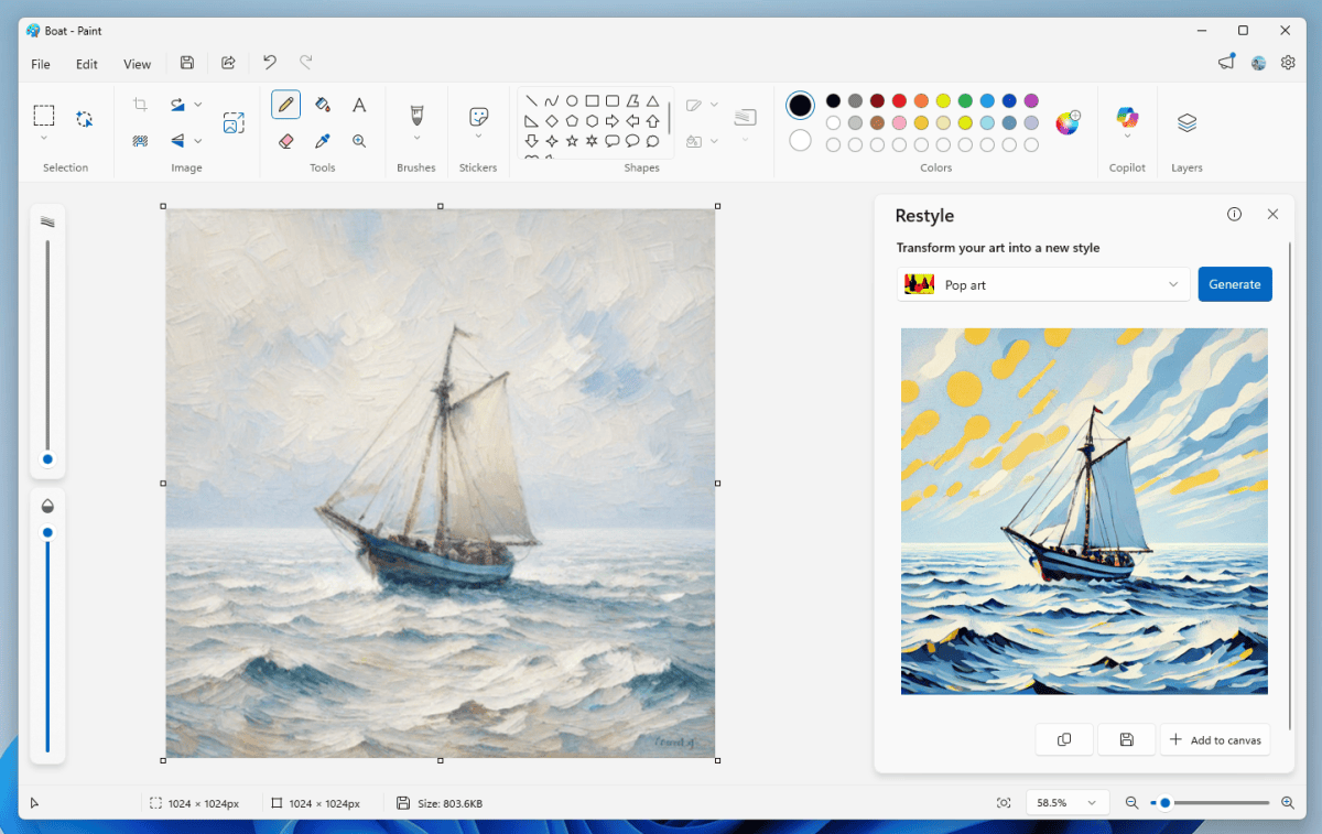 Microsoft Paint is getting another AI feature that you probably did not