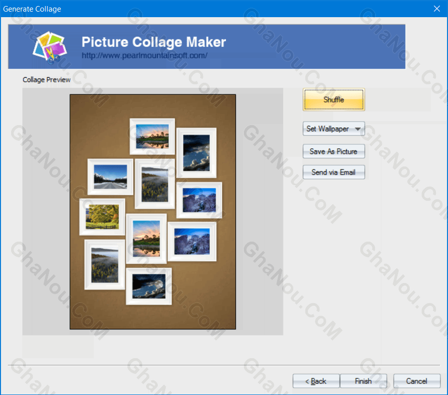 تحميل برنامج دمج الصور وتصميم الملصقات Picture Collage Maker Pro