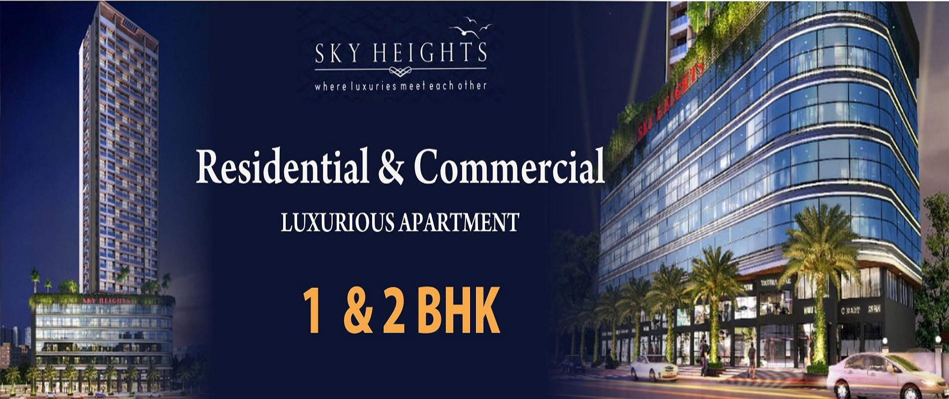 Sky Heights Kalyan West 1 BHK, 2 BHK Flat for sale
