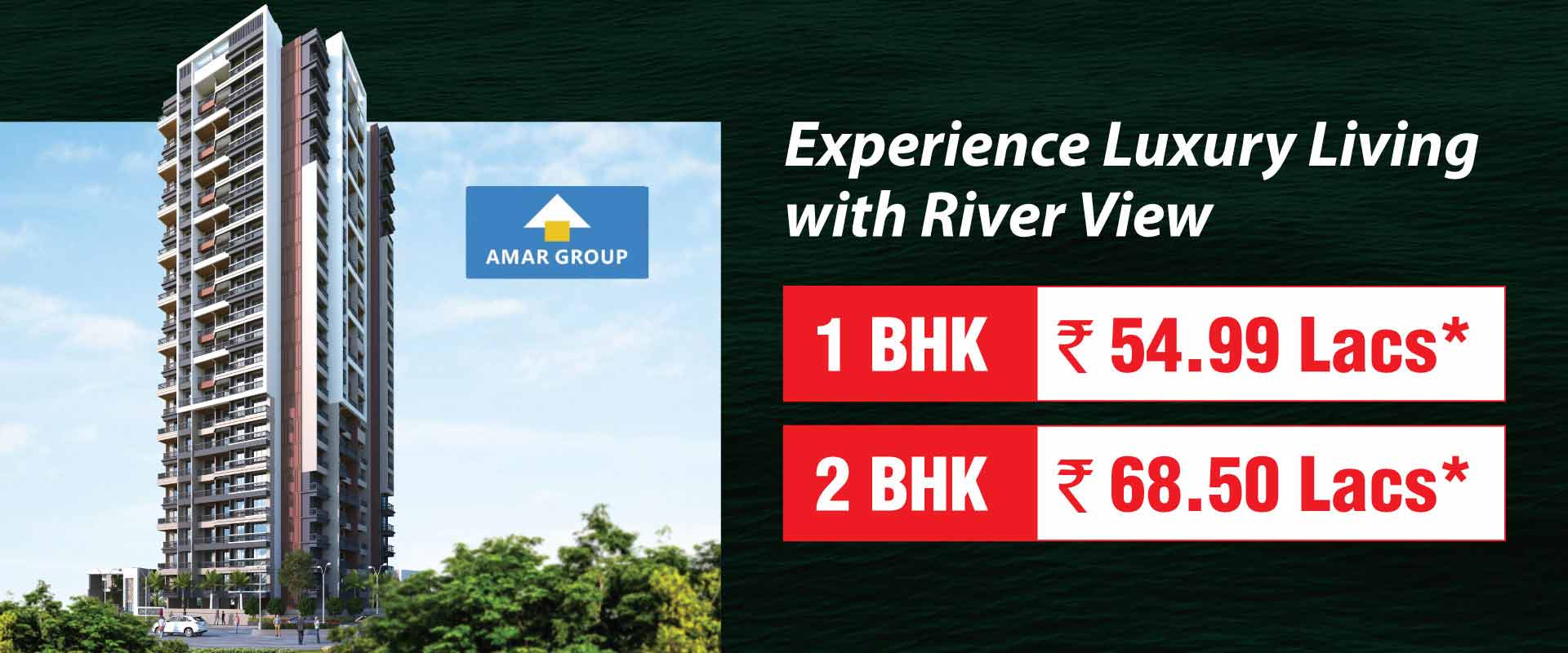 Amar Galaxy Dombivli West Spacious 1, 2 BHK Flats For Sale